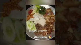 before and after getting salaries 😂🥳💥