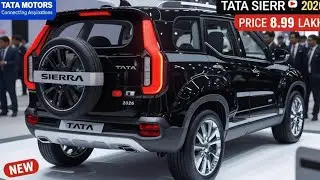 New Launch 2026 Tata Sierra 7 Seater SUV Review | White Color | Under ₹9 Lakh | Full Family SUV