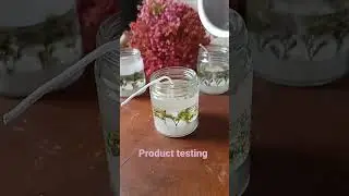 Testing upcoming product. candle making #shorts #diycraft #diycandles #gelcandle#indiancraft #relax