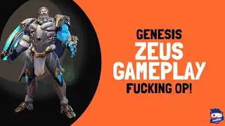 Genesis MOBA: Zeus gameplay, skills & ultimate (Fucking OP!)