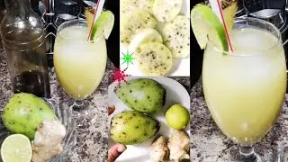 How To make PRICKLY PEAR | Cactus Fruit juice Natural health benefits