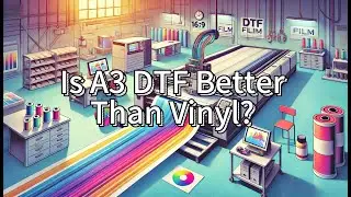 Is A3 DTF Better Than Vinyl? PET Film DTF Roll Factory, DTF Film Cold Peel Supplier, China