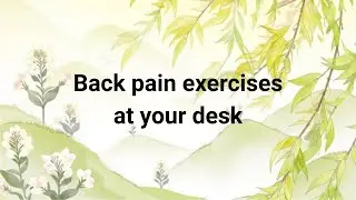Simple back pain movements to do at your desk