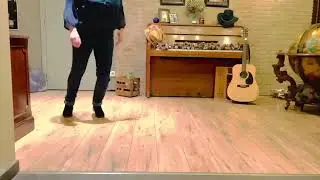 Neon Blue Heart line dance