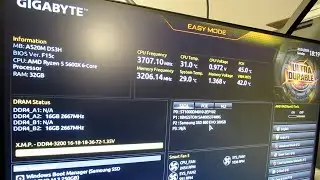 Как включить виртуализацию на материнской плате AMD Ryzen 5 Gigabyte (SVM Mode AMD-V) в настройка...