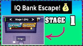 STAGE 1 IQ BANK ESCAPE Roblox Walkthrough [Full Guide English] 💰