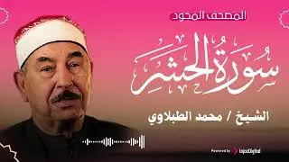 تلاوة مليئة بالخشوع والسكينة.. سورة الحشر بصوت الشيخ محمد محمود الطبلاوي | بث مباشر