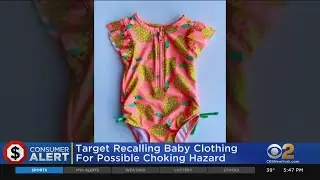 Target Recalling Baby Clothing For Possible Choking Hazard