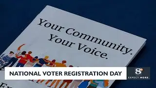 The League of Women Voters celebrates National Voter Registration Day