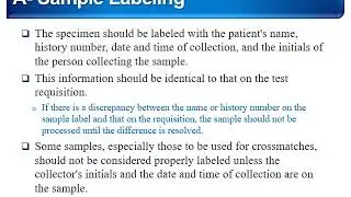 Sample Integrity part 2