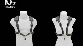 BG HARNESS COMFORT ДЛЯ САКСОФОННОГО ИНСТРУМЕНТА С МЕТАЛЛИЧЕСКИМ КАРАБИНОМ МОДЕЛЬ 2018