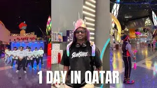 1 DAY IN DOHA QATAR 🇶🇦 || DOHAQUEST || TECHNICAL REHEARSAL || #veergovindan #vlogging #vlog 💪❤️