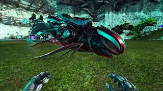 ARK  Omega on Caballus ep 53 , Astrodelphis Saddle God , hoping not to get one shot
