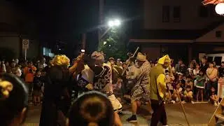 大谷風神祭2025【4】旧田中屋前 第3区(高木) 屋台「風神太鼓」第5区(峯檀) 屋台時代劇シリーズ「水戸黄門」