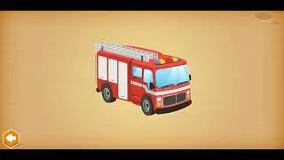 🚒 Fire Truck Puzzle 🧩 with Spoken Vehicle Name - 690 Puzzles for Preschool Kids Walkthrough