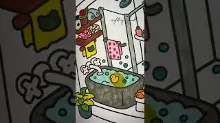 Pretty cozy coloring ❤️#prettylittlebaby #colorsatisfying #aesthetic #cozycoloring #love #girls
