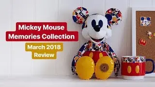 Mickey Mouse Memories Collection | Review #3 March 2018 | Disney Store Plush, Pins, Mug