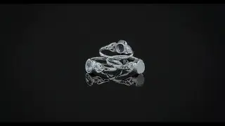 Gemstone Oval Celtic Knot Triquetra Ring Band Sterling Silver