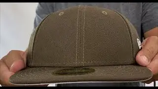 New Era LOW-CROWN 59FIFTY-BLANK Brown Fitted Hat