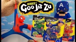 GOO JIT ZU Marvel Avengers - SpiderMan, Iron Man, THANOS?!