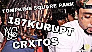 NYCL 187KURUPT & CRXTOS MUSIC VIDEO PREMIERE IN NYC TOMPKINS SQUARE PARK