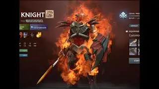 Dragon knight bugged weapon  ( Trail of burning doom ethereal gem ) Dragon's soul burning effect