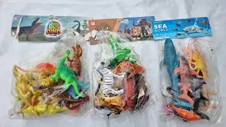 3 animals pouch 1 box entertainment 13+ pig alligater eagle tiger lion cow. Animals Demo