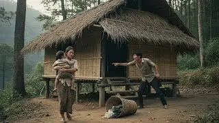 Abandoned by Her Lazy Husband, a Woman Rescues a Baby and Builds a New Life in the Forest