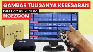 CARA MENGATASI GAMBAR TULISAN DI TV BOX ANDROID TRIPSKY M86 MINI NGEZOOM KEBESARAN