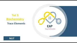 Tut 3 - Biochemistry - Trace Elements - NUT