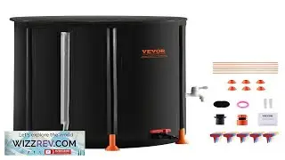 VEVOR Collapsible Rain Barrel 53 Gallon 201 L Portable Rain Water Collection Barrel