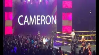 1/22/2016 WWE NXT TV Taping (Orlando, FL) - Cameron Entrance