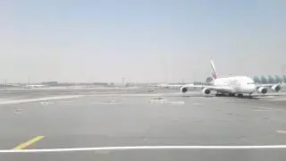 EK380 Takeoff From Dubai 15 May 2017