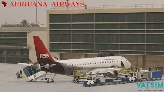 Africana National Ops Embraer 175 | MSFS on VATSIM | VA Pilot