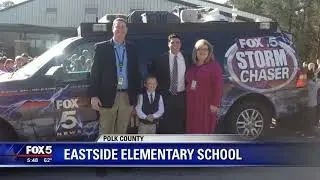 FOX 5 Storm Team at Eastside Elementary School