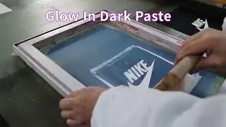 Glow in the dark ink for screen printing, so cool!