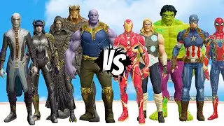 AVENGERS ENDGAME - DARK ORDER VS AVENGERS - GTA 5 EPIC BATTLE