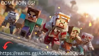 Minecraft Bedrock NEW Vanilla Public Realm With Shovel Land Claims! Check Description! 🔴LIVE🔴