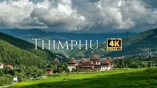 Thimphu, Capital of Bhutan 🇧🇹 by drone