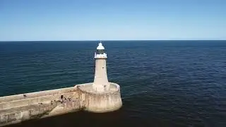 Tynemouth Lighthouse. North East Coast
