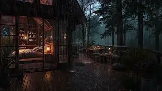 Amazon Forest Night Rain (8 Hours) | Heal Stress & Relax the Mind 🌧️🌙