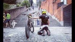 374 marches D'ÉSCALIER ! 😱 VTT DH Montagne de Bueren à Liège