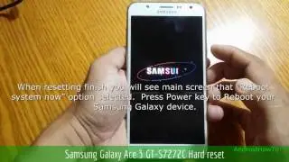 Samsung Galaxy Ace 3 GT-S7272C Hard reset