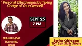 My journey as a #SoftSkillsTrainer and #PersonalEffectiveness by #takingcharge in #crisismanagement