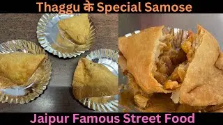 Thaggu Ke Samose || Chilly Paneer Samosa, Italian Pizza Samosa and more || Jaipur Street Food