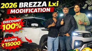 2026 brezza lxi base to top modification ✅ Brezza Base To Top Modified ✅ Brezza Modification 2026