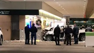 Speeding truck crashes through wall at Sarasota-Bradenton International Airport