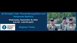 IFDF Straight Talk September 18, 2024
