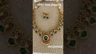 enamel necklace sets for 479/- free shipping