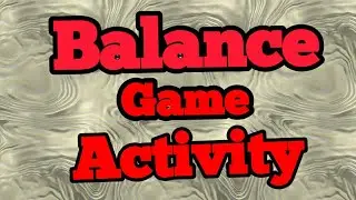 Balance Game Activity for Playgroup Children